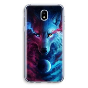 CaseCompany Where Light And Dark Meet: Samsung Galaxy J5 (2017) Transparant Hoesje