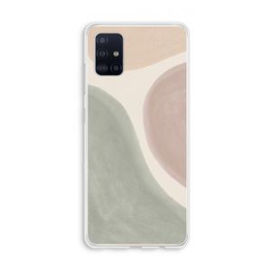 CaseCompany Geo #6: Galaxy A51 4G Transparant Hoesje