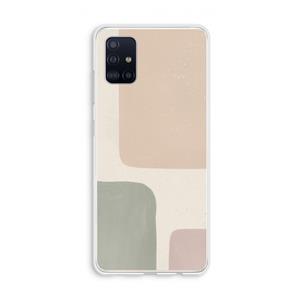 CaseCompany Geo #7: Galaxy A51 4G Transparant Hoesje