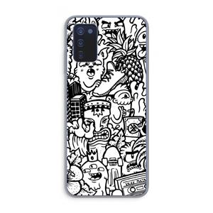 CaseCompany Vexx Mixtape #2: Samsung Galaxy A03s Transparant Hoesje