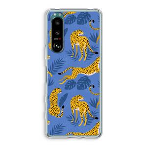 CaseCompany Luipaard: Sony Xperia 5 III Transparant Hoesje