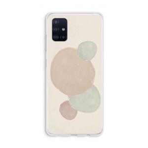 CaseCompany Geo #9: Galaxy A51 4G Transparant Hoesje