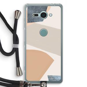 CaseCompany Formo: Sony Xperia XZ2 Compact Transparant Hoesje met koord