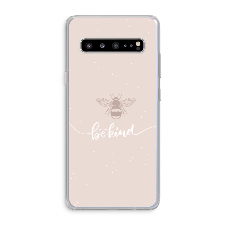 CaseCompany Be(e) kind: Samsung Galaxy S10 5G Transparant Hoesje