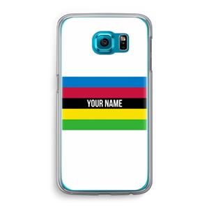 CaseCompany WK Wielrennen: Samsung Galaxy S6 Transparant Hoesje