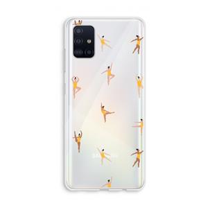 CaseCompany Dans #2: Galaxy A51 4G Transparant Hoesje