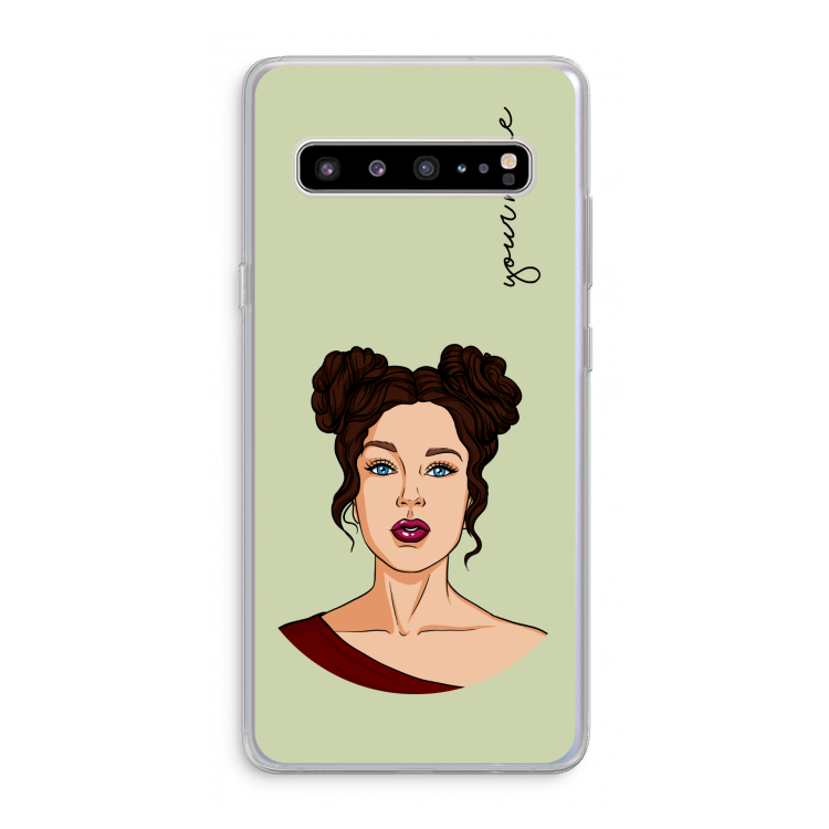 CaseCompany Pop-Art Creator: Samsung Galaxy S10 5G Transparant Hoesje