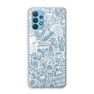 CaseCompany Vexx Mixtape #2: Samsung Galaxy A32 4G Transparant Hoesje