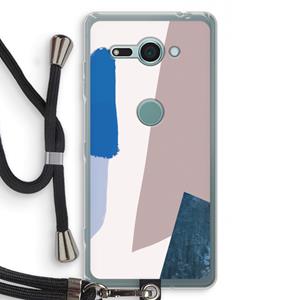 CaseCompany Lapis: Sony Xperia XZ2 Compact Transparant Hoesje met koord
