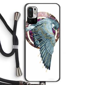 CaseCompany Golden Falcon: Xiaomi Redmi Note 10 5G Transparant Hoesje met koord
