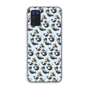 CaseCompany Zeemeermin: Samsung Galaxy A03s Transparant Hoesje