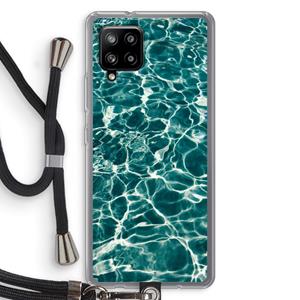 CaseCompany Weerkaatsing water: Samsung Galaxy A42 5G Transparant Hoesje met koord