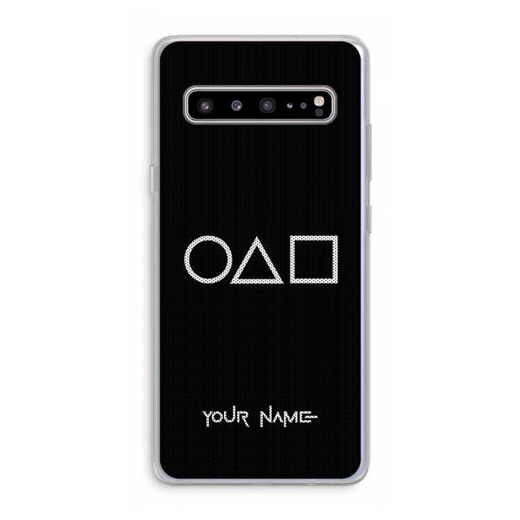 CaseCompany Squid Game: Samsung Galaxy S10 5G Transparant Hoesje