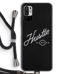 CaseCompany Hustle: Xiaomi Redmi Note 10 5G Transparant Hoesje met koord