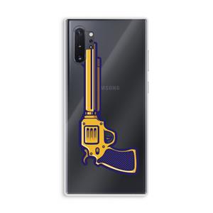 CaseCompany Pew Pew Pew: Samsung Galaxy Note 10 Plus Transparant Hoesje