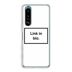 CaseCompany Link in bio: Sony Xperia 5 III Transparant Hoesje