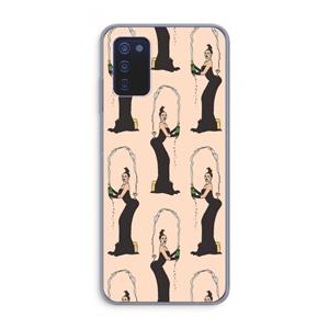 CaseCompany Pop Some Kim: Samsung Galaxy A03s Transparant Hoesje