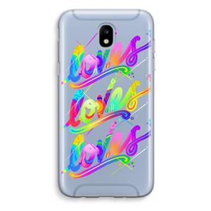 CaseCompany Loves: Samsung Galaxy J5 (2017) Transparant Hoesje