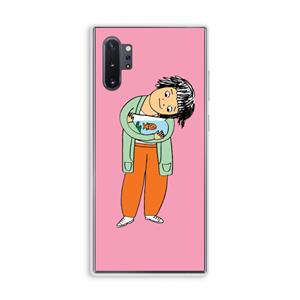 CaseCompany Visknuffel: Samsung Galaxy Note 10 Plus Transparant Hoesje