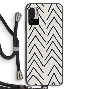 CaseCompany Marrakech Arrows: Xiaomi Redmi Note 10 5G Transparant Hoesje met koord