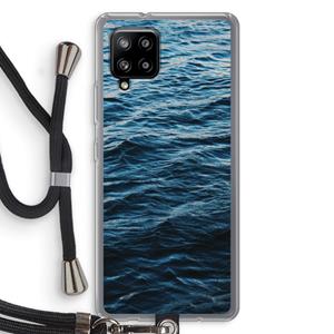 CaseCompany Oceaan: Samsung Galaxy A42 5G Transparant Hoesje met koord