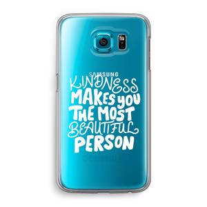 CaseCompany The prettiest: Samsung Galaxy S6 Transparant Hoesje