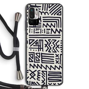 CaseCompany Marrakech print: Xiaomi Redmi Note 10 5G Transparant Hoesje met koord