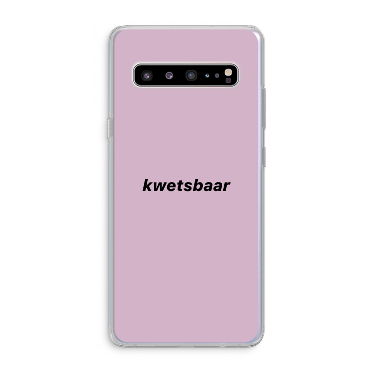 CaseCompany kwetsbaar: Samsung Galaxy S10 5G Transparant Hoesje