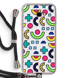 CaseCompany 8-bit N°6: Samsung Galaxy J4 Plus Transparant Hoesje met koord