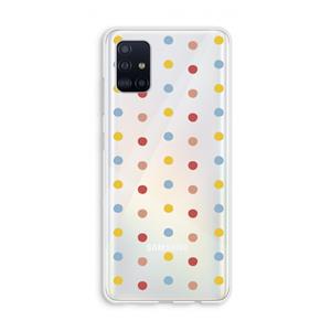 CaseCompany Bollen: Galaxy A51 4G Transparant Hoesje