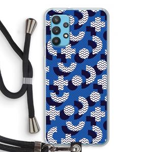 CaseCompany 8-bit N°5: Samsung Galaxy A32 4G Transparant Hoesje met koord