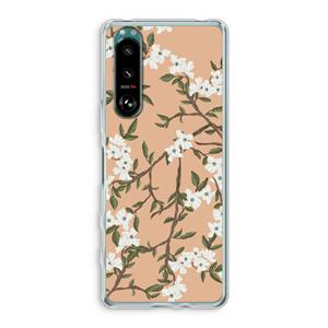 CaseCompany Blossoming spring: Sony Xperia 5 III Transparant Hoesje