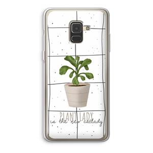 CaseCompany Kamerplant op vensterruit: Samsung Galaxy A8 (2018) Transparant Hoesje