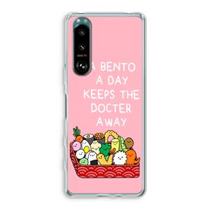 CaseCompany Bento a day: Sony Xperia 5 III Transparant Hoesje