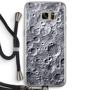 CaseCompany Maanlandschap: Samsung Galaxy S7 Edge Transparant Hoesje met koord