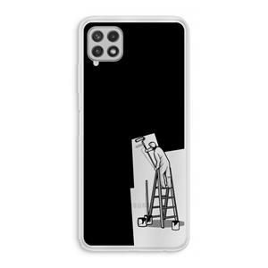 CaseCompany Musketon Painter: Samsung Galaxy A22 4G Transparant Hoesje