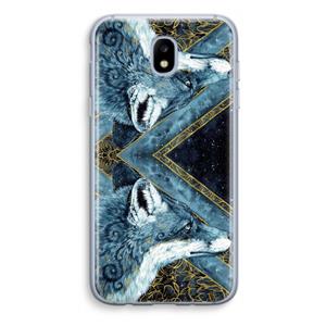 CaseCompany Golden Fox: Samsung Galaxy J5 (2017) Transparant Hoesje