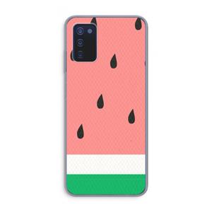 CaseCompany Watermeloen: Samsung Galaxy A03s Transparant Hoesje
