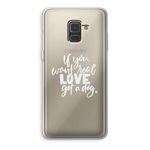 CaseCompany Partner in crime: Samsung Galaxy A8 (2018) Transparant Hoesje