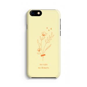 CaseCompany No rain no flowers: iPhone 8 Volledig Geprint Hoesje