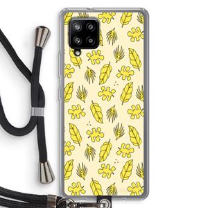 CaseCompany Herfst: Samsung Galaxy A42 5G Transparant Hoesje met koord