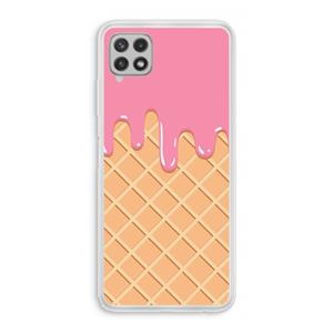 CaseCompany Ice cream: Samsung Galaxy A22 4G Transparant Hoesje