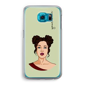 CaseCompany Pop-Art Creator: Samsung Galaxy S6 Transparant Hoesje