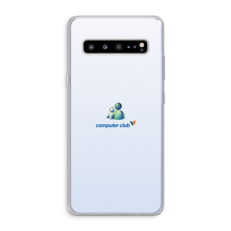CaseCompany MSN: Samsung Galaxy S10 5G Transparant Hoesje