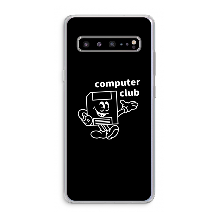 CaseCompany Floppyhead: Samsung Galaxy S10 5G Transparant Hoesje