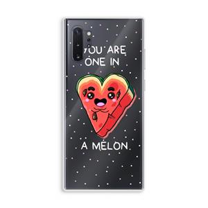 CaseCompany One In A Melon: Samsung Galaxy Note 10 Plus Transparant Hoesje