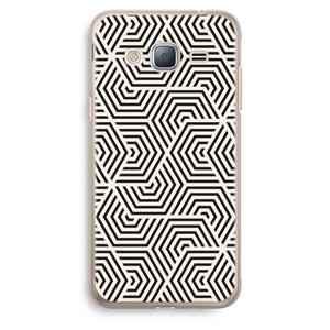 CaseCompany Magic pattern: Samsung Galaxy J3 (2016) Transparant Hoesje