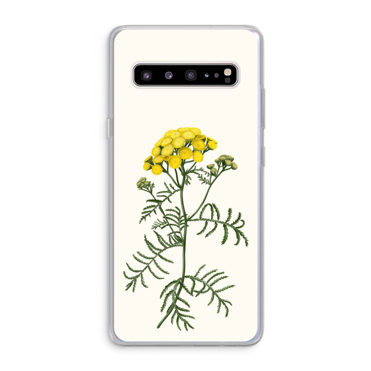 CaseCompany Tansy: Samsung Galaxy S10 5G Transparant Hoesje