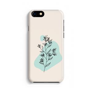 CaseCompany Violets are blue: iPhone 8 Volledig Geprint Hoesje
