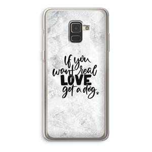CaseCompany Partner in crime: Samsung Galaxy A8 (2018) Transparant Hoesje